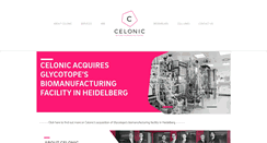 Desktop Screenshot of celonic.com